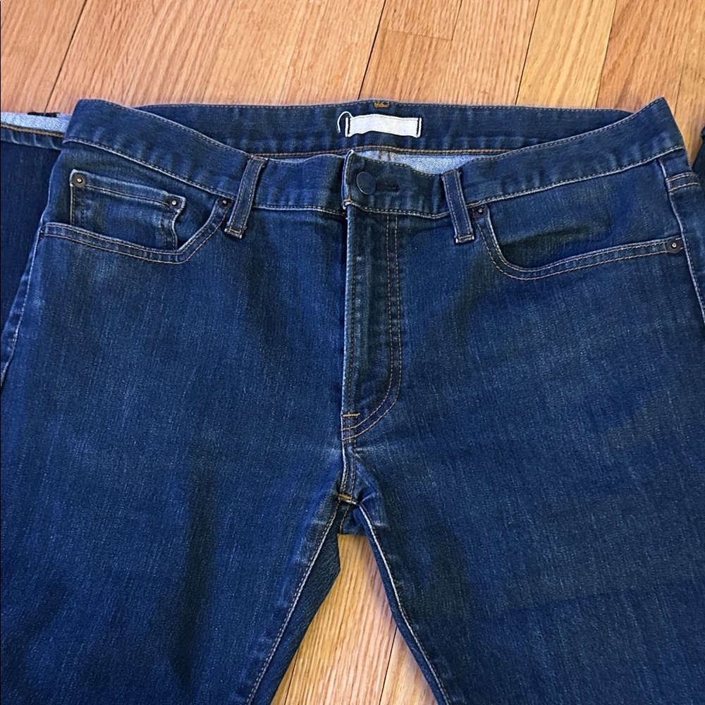 Uniqlo Dark Blue Denim Jeans - 34 waist / 31 inseam